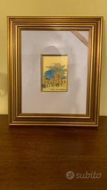 Quadro Savona su Foglia Oro 22 Kt