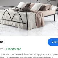 Letto in ferro battuto