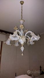 Lampadario vetro Murano