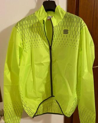 Giacca Antivento da ciclismo Sportful  giallo fluo