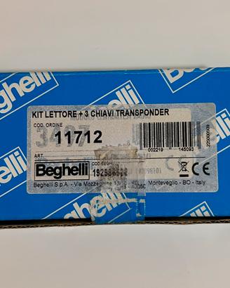 Intelligent Kit lettore+3 chiavi trasponder