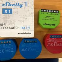 Shelly relay switch vario tipo nuovi