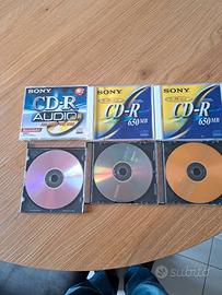 N.3 DVD-R SONY + 2 CD-R SONY 650 MB + 1 CD-AUDIO