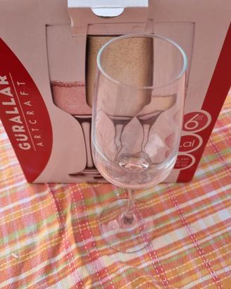 6 calici da vino