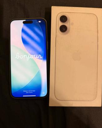 IPHONE 16 PLUS 128GB BIANCO 100%