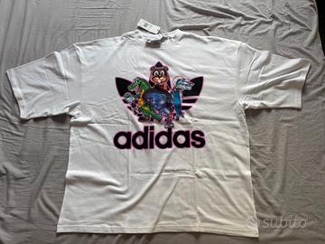 Adidas Kerwin Frost L Graphic Tee Bianca Oversize