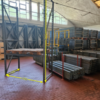 Scaffalatura porta pallet usata