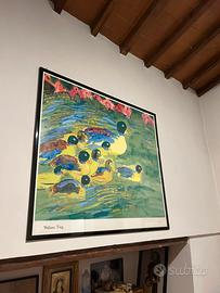 Poster d’arte Walasse Ting “Ten Yellow Ducks”