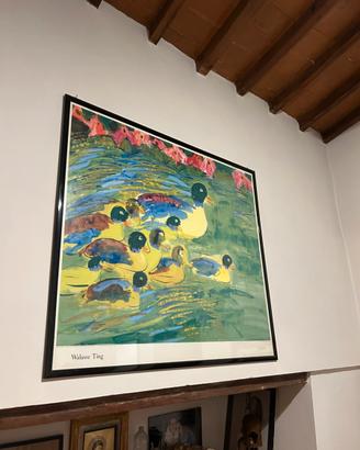 Poster d’arte Walasse Ting “Ten Yellow Ducks”