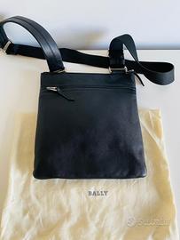 Borsa con tracolla Bally in pelle nera