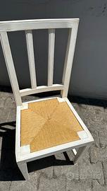 Sedie noce dipinte in stile shabby chic