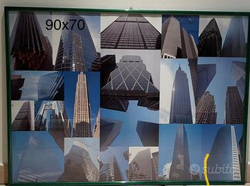 Poster incornciato new york grattacieli