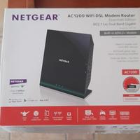  Router Netgear AC 1200 WIFI DSL colore nero