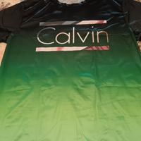 Maglia in Poliestere XXL Verde Nero 
