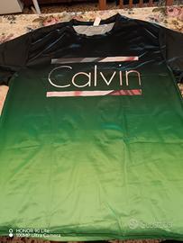 Maglia in Poliestere XXL Verde Nero 