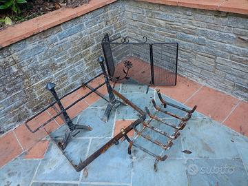 accessori Camino porta legna 