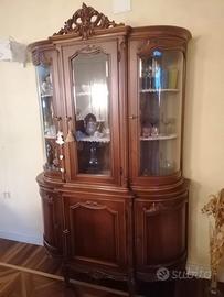 Cristalleria artigianale in noce nazionale