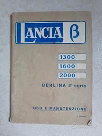 Libretto manutenzione uso Lancia B. Berlina 2serie