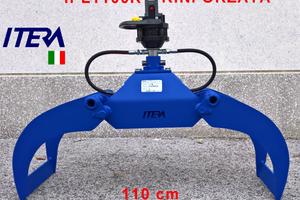 Pinza Legna IPL1100RINFORZATA con Rotatore30qli