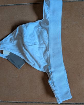 lotto stock set 4 perizoma tanga grigio perla XL 