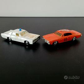 General Lee ERTL 1981 + Matchbox Lesney Police Car