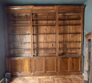 libreria antica noce