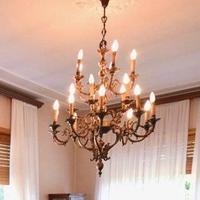 Lampadario ottone
