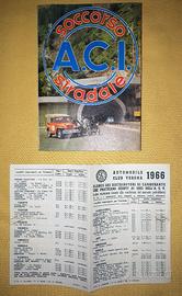 Soccorso stradale ACI manuale istruzioni 1965/1966