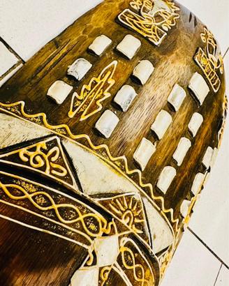 Mascherone Africano grande in legno.