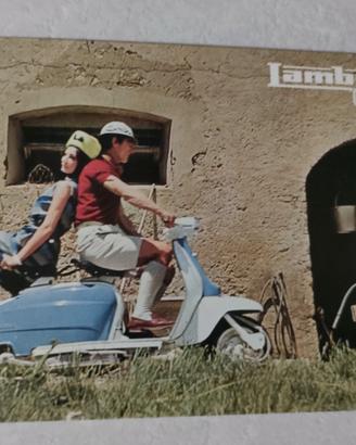 Cartolina Lambretta Innocenti Vintage