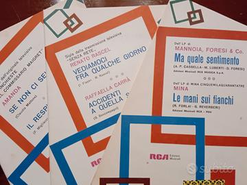 VECCHI SPARTITI MUSICALI - MUSICA ANNI 70 VINTAGE 