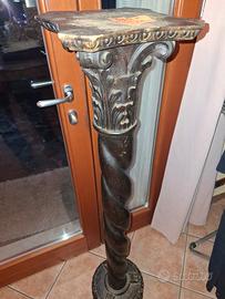 colonna in legno wbanizzato solo ritiro