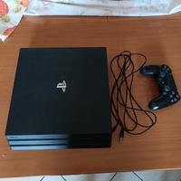 PlayStation 4 pro + controller + cuffie