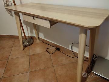 Scrivania in legno (frassino+betulla) Lisabo IKEA