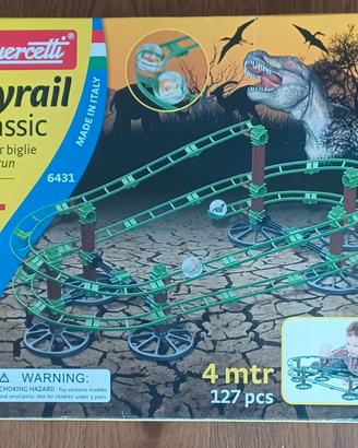 Quercetti 6431 - Skyrail Junior Dinosauri 4 m