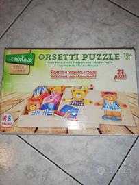 Gioco: Orsetti Puzzle - Legnoland