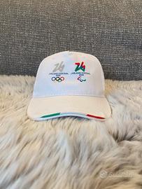 Cappellino Olimpiadi Milano Cortina Bianco