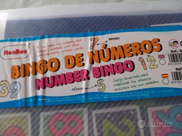 Gioco Bingo dei numeri in Inglese