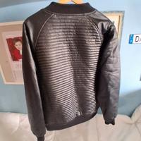 giubbotto nero  da uomo similpelle 