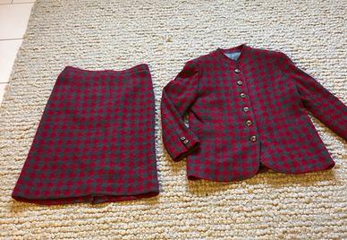 Tailleur donna sartoriale in lana