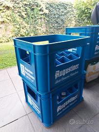 casse di birra Augustiner in plastica