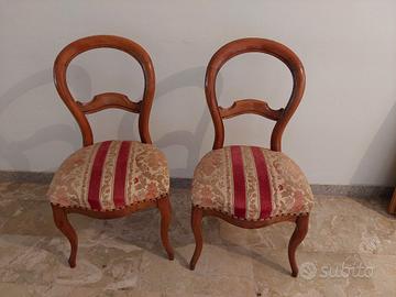 Sedie stile Luigi Filippo