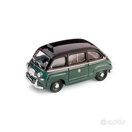 1:43 BRUMM R251 - Fiat 600 Multipla 1 Taxi Milano