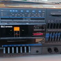 Stereo portatile vintage anni 80 con casse