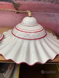 Lampadario in ceramica