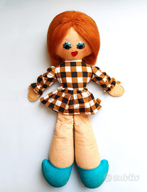 Bambola in pannolenci vintage panno Lenci antica