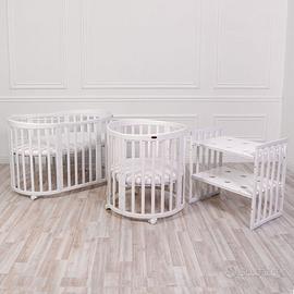 Culla lettino evolutivo comfort baby bianco