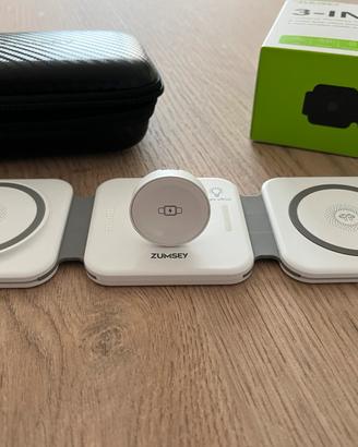 Caricabatterie 3 in 1