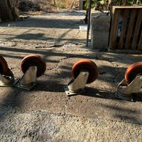 RUOTE GIREVOLI PER CARRELLO