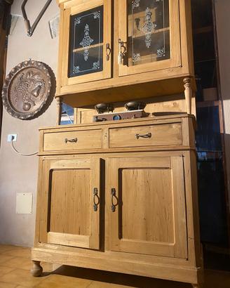 Credenza a buffet in pioppo